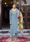Sania By Karissa Cotton Thread Work Online Kurti With Bottom Dupatta Wholesale